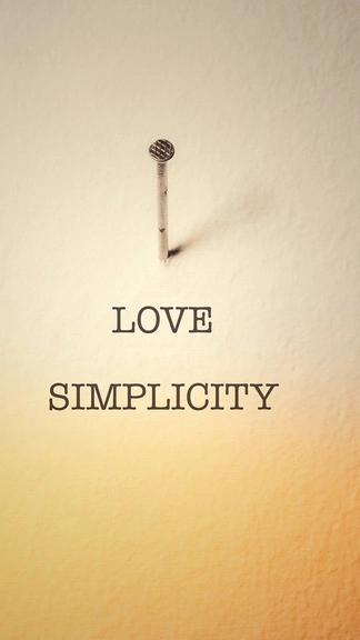 Love Simplicity Quote iPhone 15