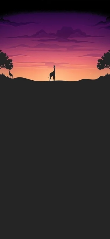 Giraffe Minimalist Wallpaper download for Android