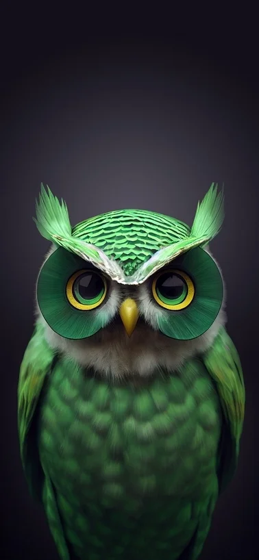 Beautiful Green Owl Google Pixel 4K Wallaper