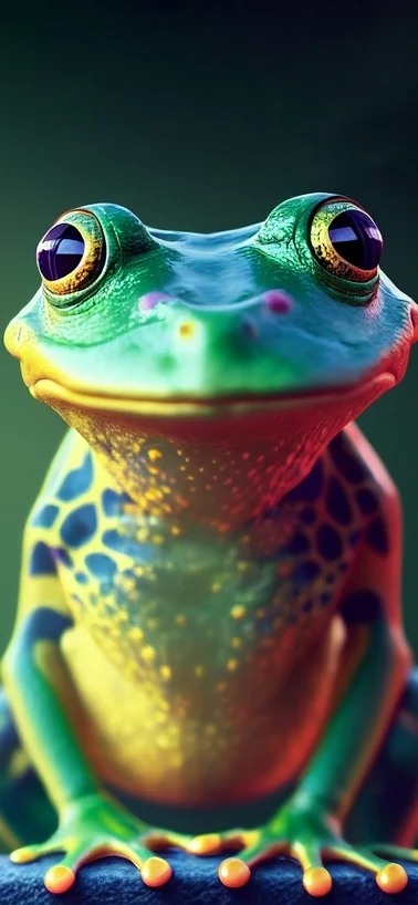 Green Frog Samsung Galaxy S24 4K Wallpapers Download Free