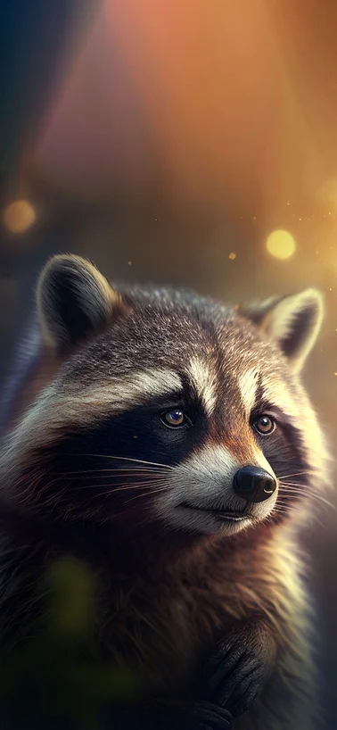 Stunning Raccoon Android 4K