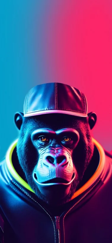Cyber Punk Apes Android 4K