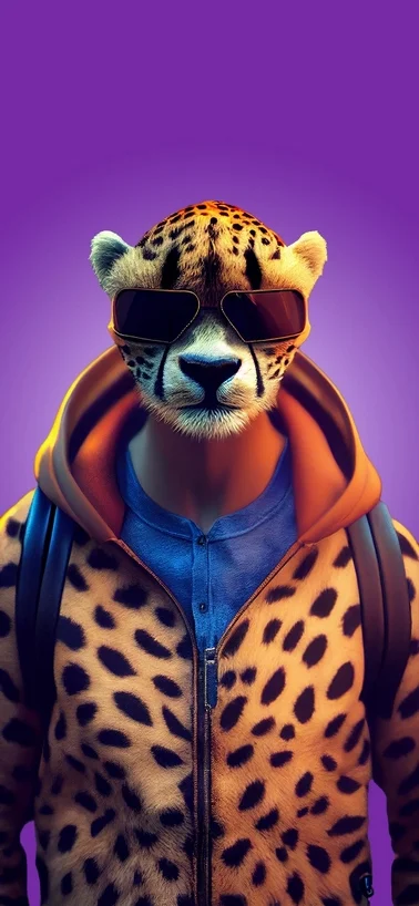 Cheetah Portrait Art Samsung Galaxy S24