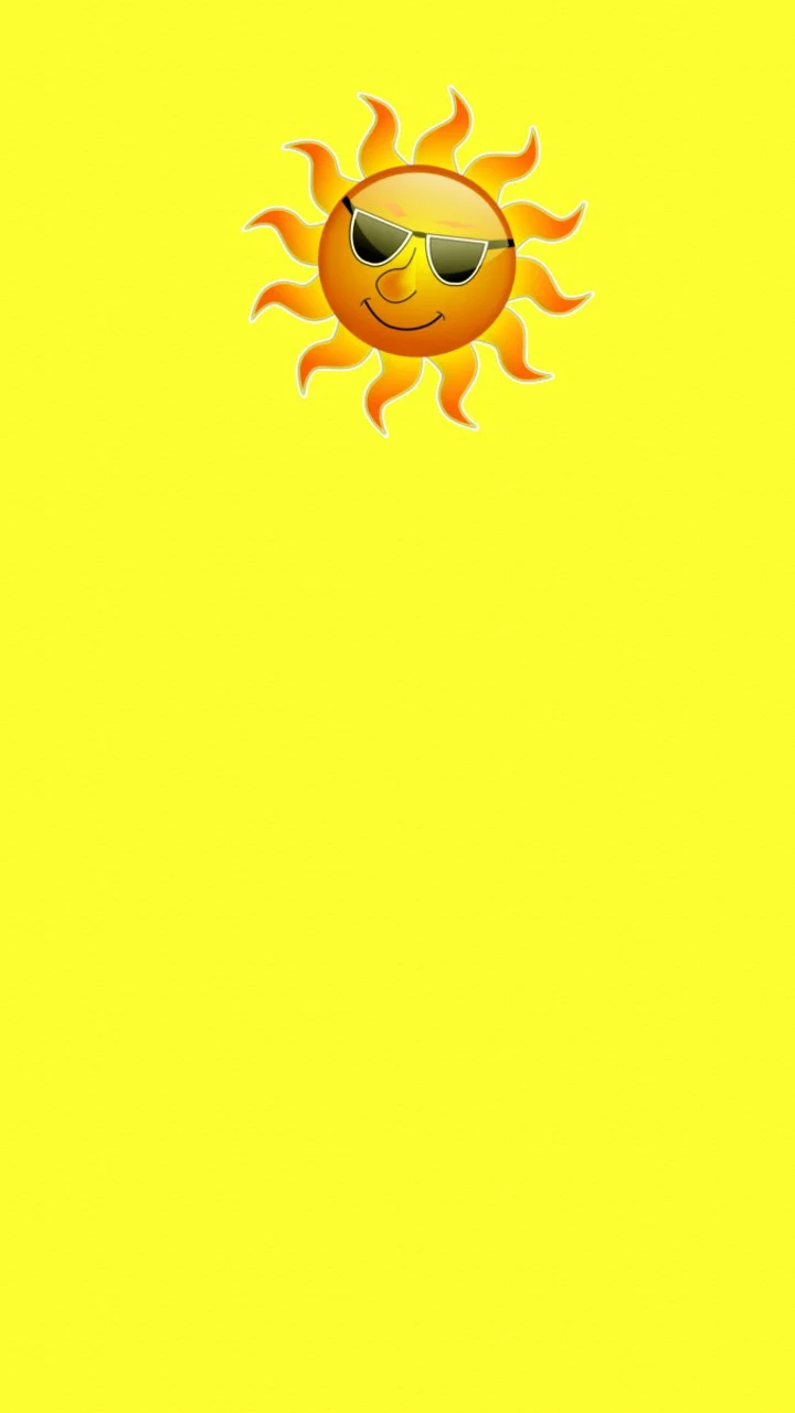 Inspire Serenity on Your Android with Cute Summer Sun Minimal