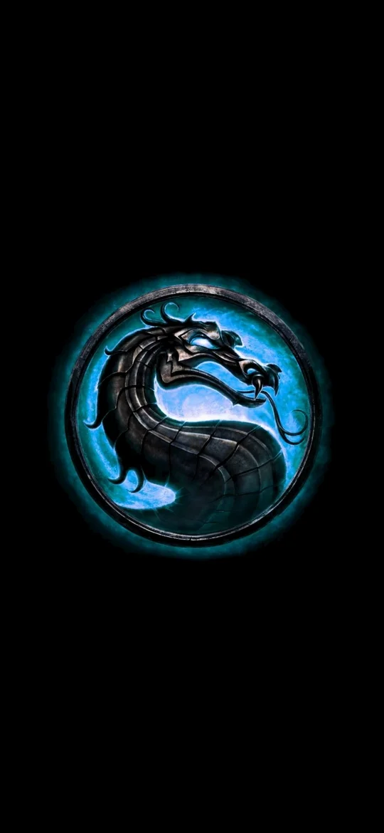 Mortal Kombat Logo 1080x2340 Ultra HD Amoled Wallpaper