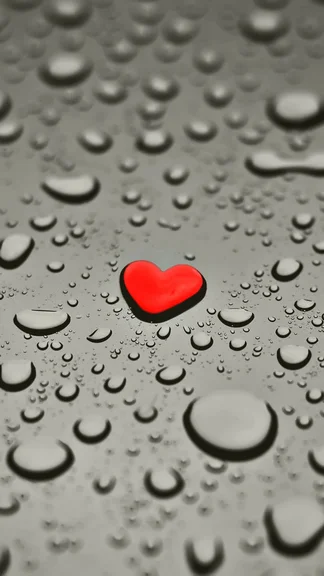 iOS iPad Heart Water Drop