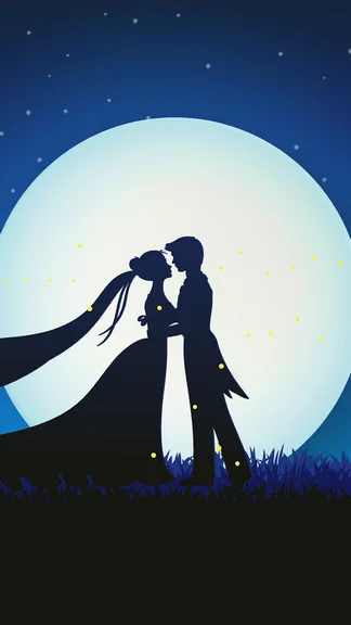 Moon Star Romantic Couple