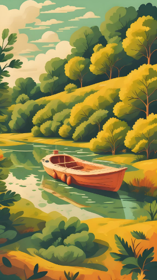 Vintage Boat Digital Art Oppo Find X7 HD Wallpaper