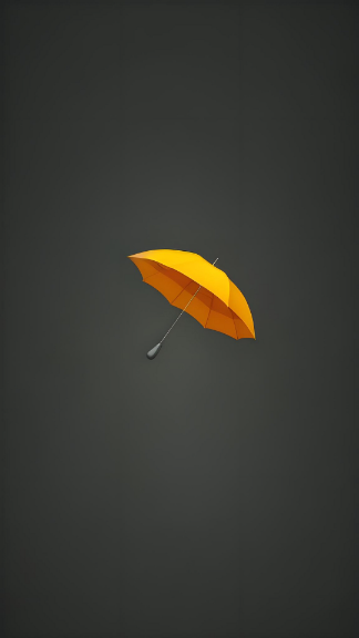 Umbrella Minimal Vivo iQOO 12 Pro 4K Wallpaper