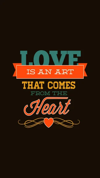 Love is an Art Quote Vivo