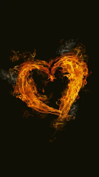 Burning Fire Heart Realme