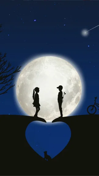 Love Moon Silhouette OnePlus
