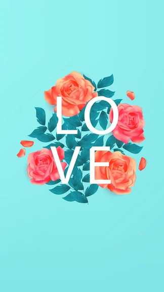 Love Flowers iPhone 15 Pro