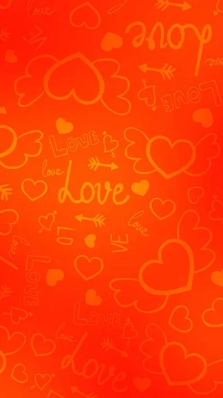 iOS Yellow Heart Orange