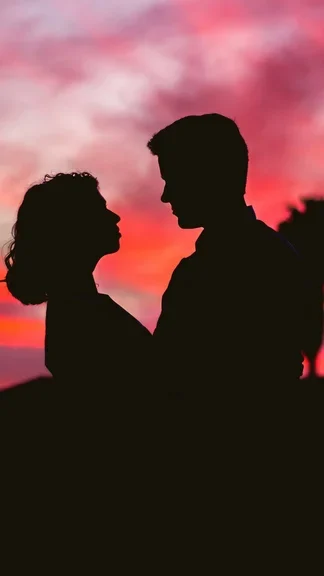 Silhouette Couple Evening Android 14