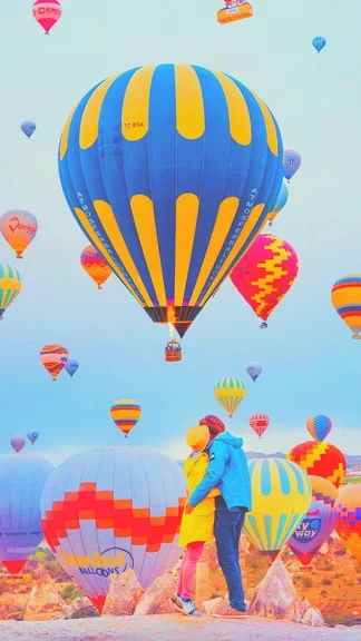 Air Balloon Couples Tecno Spark